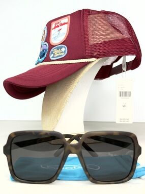 New Nectar Sunglasses + NWT Anthropologie Trucker Hat Bundle